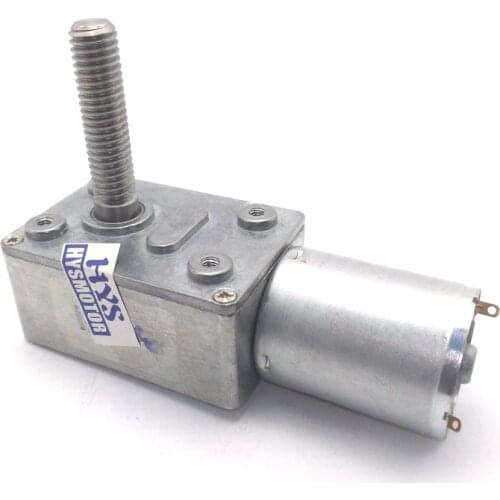 DC 6V 12V 24V Mini Motor Shaft Thread M8 Length 33mm Electric 12 V 24 Volt Speed Reduce PWM Motors Reserved Worn Moter JGY370