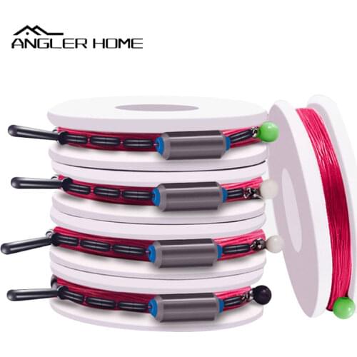 Angler Home 5pcs Carp Fishing Line Rig Stream Fishing Pole Accessories with Hooks Included Multi Line Sizes Available