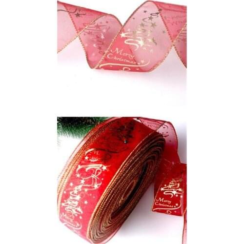 Hot 500pcs 200cm Christmas Tree Decorations Ribbons Party Supply Xmas Bow Ribbon High-Grade Christmas Decorations For Home