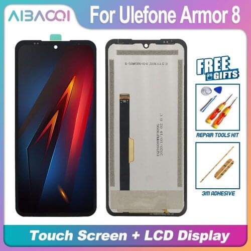 Brand New Original Display Assembly + Screen Waterproof Adhesive For Ulefone Armor 8