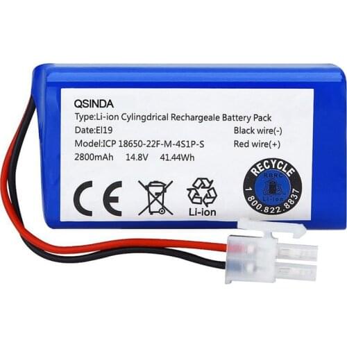 14.8V 2800mAh Rechargeable Battery for Ilife V7s V7s Pro A4 A4s A6 Robotic for ILIFE Ecovacs Cleaner Parts V7s Plus CEN540 CR130