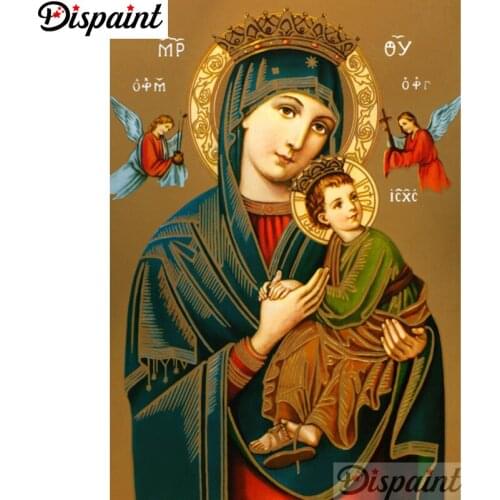 Dispaint Full Square/Round Drill 5D DIY Diamond Painting "Religious figure" Embroidery Cross Stitch 5D Home Decor A11899