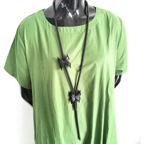 YD&YDBZ Long Pendant Necklace Designer Women Handmade Jewelry Rubber Necklaces Butterfly Accessories Party Gift Girl Jewellery