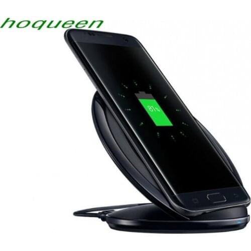 Hoqueen 50pcs/lot Wireless Charger Charging pad Fast Charger Stand for Samsung S7 edge S7 Note5 etc fast DHL shipping