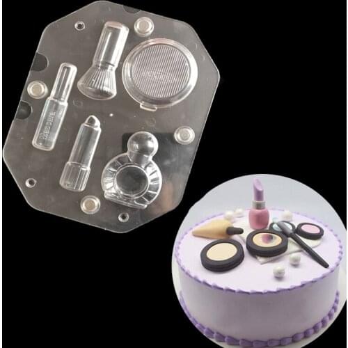 3D makeup tools modeling chocolate mold Fondant cake decorating mold DIY baking tools