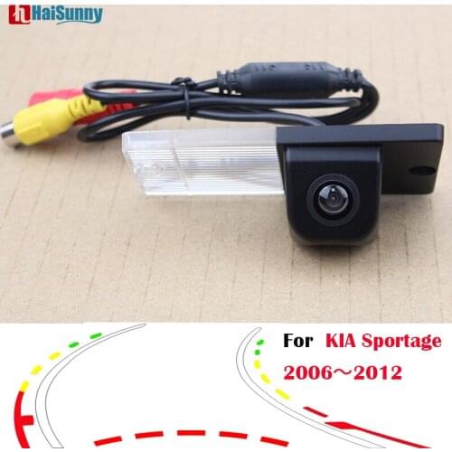HaiSunny Intelligent Dynamic Trajectory Parking Reverse Car Rear View Camera For KIA Sportage 2006 2007 2008 2009 2010 2011 2012