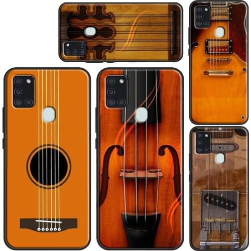 Guitar Violin Fiddle Music Case For Samsung A21S A20e A11 A31 A41 A51 A71 A10 A20 A30 A40 A50 A70 A12 A32 A42 A52 A72