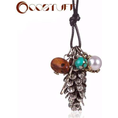 Vintage Pine Tree Neck Choker Necklace Jewelry For Women Statement necklaces & pendants Female Suspension Decoration Accessories