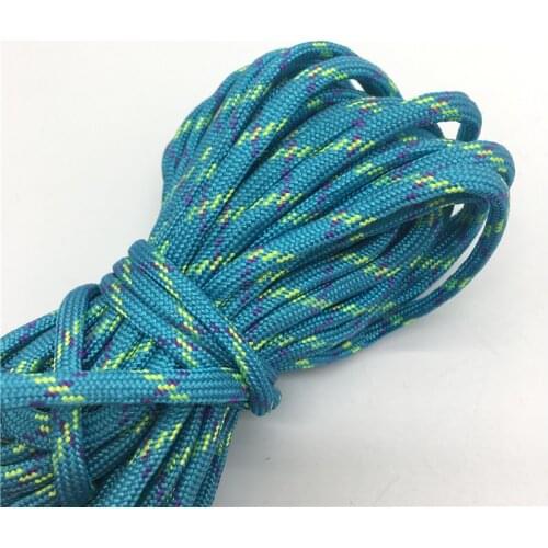 10yds Paracord 550 Parachute Cord Lanyard Rope Mil Spec Type III 7 Strand Climbing Camping Survival Equipment #Multicolor SZ127