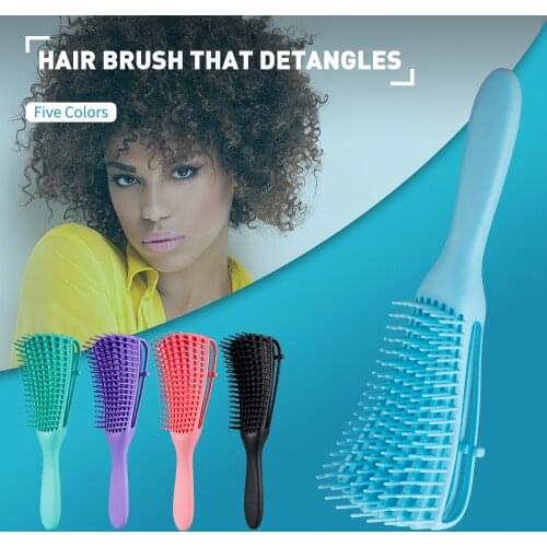 Salon Hairdressing Hair Octopus Comb Brush Detangling Brush For Curly Hair Women‘s Styling Tools Massage Non-Knotted Comb