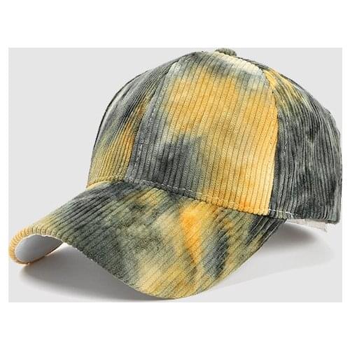 Casual Cap Corduroy Color Matching Dome Caps Adjustable Elastic Mens And Womens Casual Hat Fashion Hip Hop Truck Hats