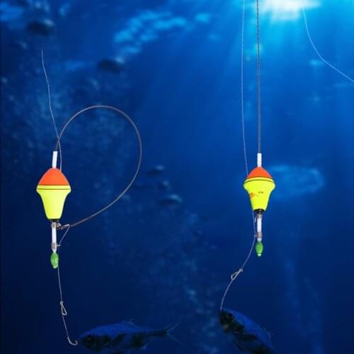 New Style Fishing Hooks Automatic Fishing Float Lazy Novice Top Speed Fishing Tools Equipment Steel Hook for Fish with Box Gift