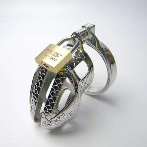 SODANDY Small Chastity Device Metal Chastity Cage With Penis Rings Stainless Steel Male Cock Rings Bondage Cock Cage Sex Product