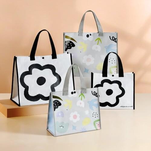 Waterproof Shopping Bag, Supermarket, Vegetable Market, Portable Handbag, One Shoulder Environmental Protection Canvas Bag