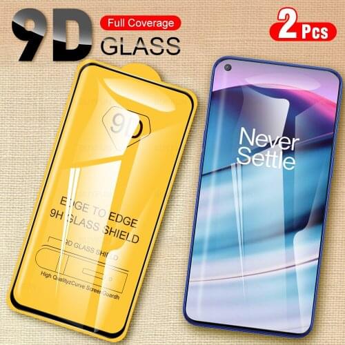 2Pcs 9D Full Glue Tempered Protective Glass Film For OnePlus Nord CE 5G Phone Screen Protector Glas For One Plus 1+ NordCE 6.43"