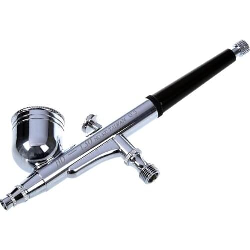 0.5mm 7cc Cup Dual Act Gravity Feed Airbrush Kit