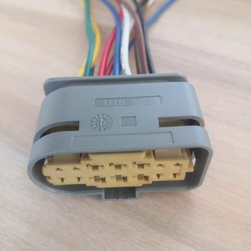 1pcs/lot 14 Pin/Way Headlight Lamp Plug Connector Wire Cable Pigtail For Mercedes-Benz 221C 180C 200C 260E 200E 260E 300ML 350ML