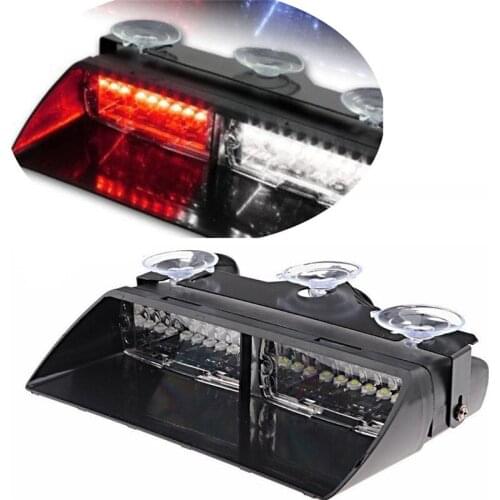 116 LEDs 12V Car Truck Emergency Flasher Dash Strobe Warning Light Day Running Flash Led Police Lights