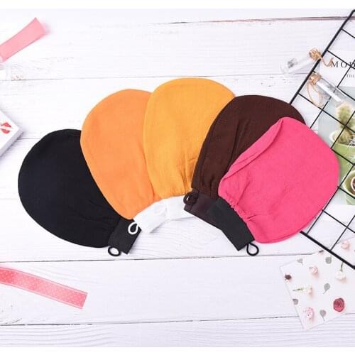 1Pcs 2020 Peeling Glove Kessa Hot Sale Moroccan Hammam Exfoliating Tan Removal Shower Bath Magic New