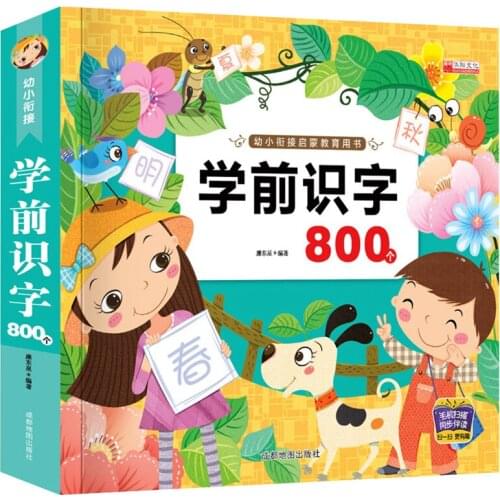 272 Page Literacy Daquan 800 Word Baby 0-3-6Years Old Early Childhood Education Chinese Children Extracurricular Books Puzzle-CI