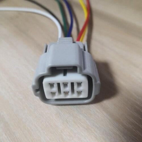 6 Pin/Way Accelerator Pedal Sensor Connector Headlight Plug Wire Harness Cable Pigtail For Toyota 90980-11663 90980-11194
