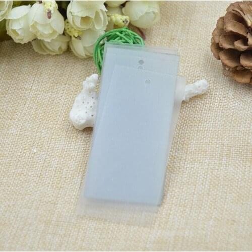 Clothing tag blank spot PVC blank blank black cardboard made small elevator kraft paper