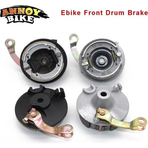 Electric Bicycle Front Drum Brake Ebike Bicicleta Hold Brake Shaft Rear Axle Electric Car Brake Pads Universal Rear Brake