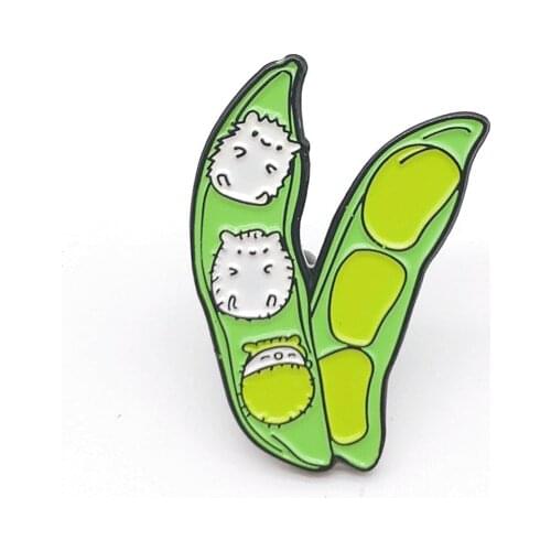 Cartoon Cat Enamel Pin Jewelry Pea Brooches for Lapel Denim Camera Bag