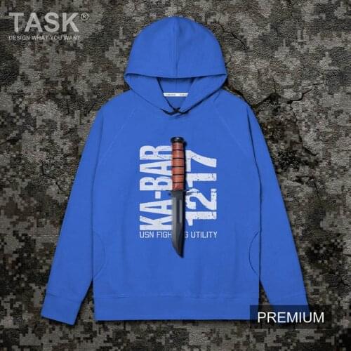Saber USA Ka Bar 1217 military weapon shootout game fans cotton streetwear Spring Autumn Hoodies Men hooded sweater Tracksuit