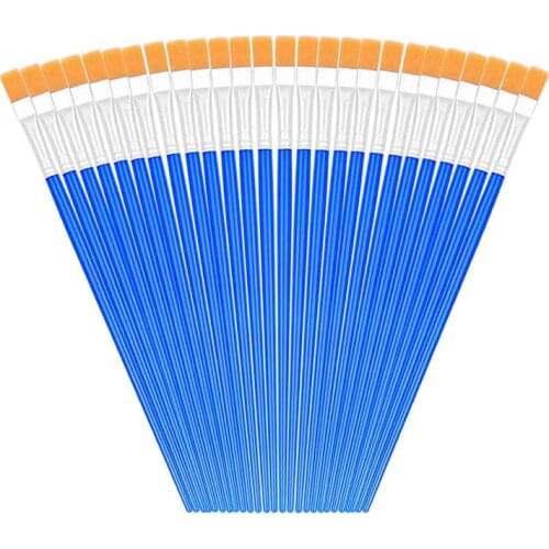 Paint Brush 200Pcs Watercolor Small Paint Brushes Nylon Hair Artist Brushes for Oil Watercolor Body Face Nail Craft Art