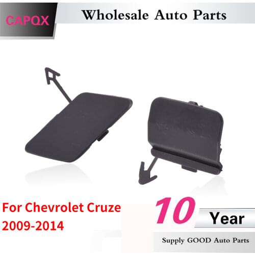 CAPQX Front+Rear Bumper Tow Hook Cover Shell House housing For Chevrolet Cruze 2009-2014 Towing Tow Hook Eye Cover Trim Cap
