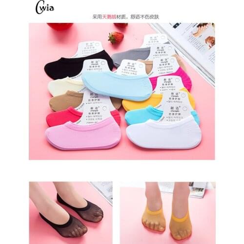 Summer comfortable cotton bamboo fiber girl womens boat socks ankle low female invisible color girl boy hosie 6pcs=3pair ws40
