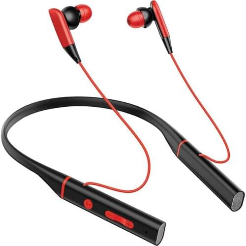 Magnetic Bluetooth Earphones Wireless Stereo Sound Sports Headphone Neckband Earbuds Support TF Card