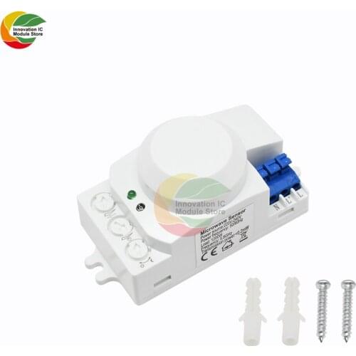 AC 220V 5.8GHz Microwave Movement Motion Detector Sensor Switch For Light Hottest Micro Wave Module