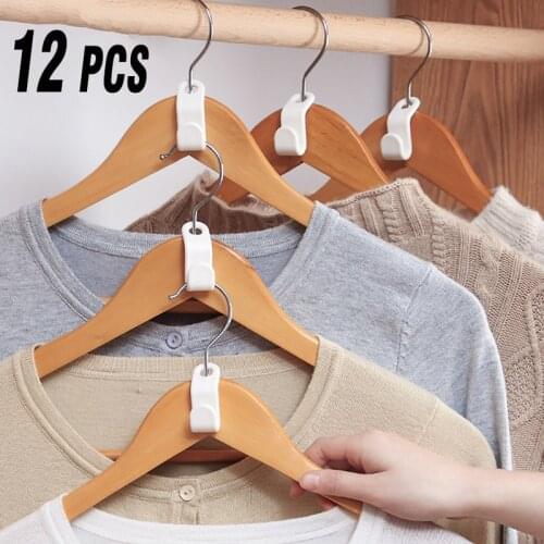 Multi-function Hooks Hanger Wardrobe Stack Hooks Clothes Closet Rack Hanger Folding Storage Connect Hooks for Bedroom Organizer