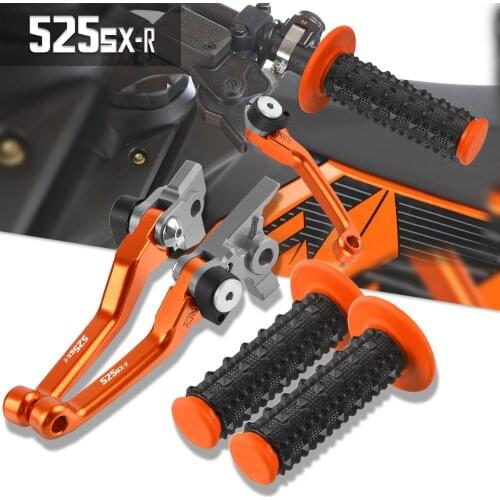 Motocross Non-slip Hand Grips Handlebar and Dirt Bike Brake Clutch Levers FOR 525SXR 525 SXR 525 SX-R 2003 2004 2005 2006 2007