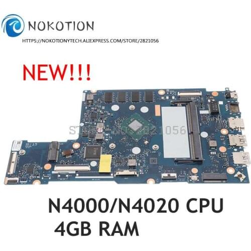 NOKOTION for ACER Aspire A315 A315-34 series laptop motherboard 4G RAM SR3RZ N5000 CPU NBHE311003 NB.HE311.003 NB8609 PCB MB V4