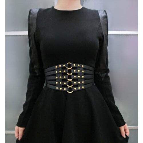 PU corset belt waistband #BLT17010