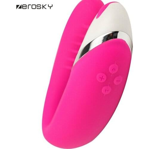 Zerosky Adult Couple Vibrator Sex Toys Waterproof G Spot Vibe Clit Toys Massager USB Rechargeable Sex Toys for Men Women