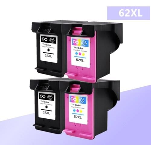 Compatible Ink Cartridge 62XL for hp 62 xl for hp62 for HP Envy 5540 5640 7640 5646 5541 5740 5742 5745 200 250 printer