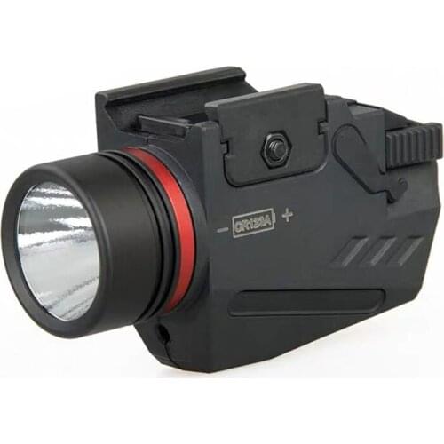 Tactical Mounted LED Weapon Gun Lantern Underbarrel Flashlight Red Dot Laser Sight Military Airsoft Gun Light For 20mm Rail