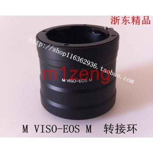 Viso-eosm Adapter Ring for Leica Visoflex M VISO Lens to canon EOSM EF-M EOSM/M2/M3/m6/M10 body Mirrorless camera