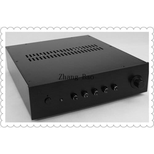 WA78 Aluminum Chassis Enclosure Box Case Shell for Audio Amplifier 380x355x92mm