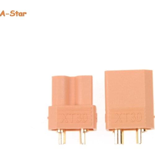 10pcs/lot XT30 XT-30 XT 30 Plug Male Female Bullet Connectors Plug Wholesale High Quality For RC Lipo Battery