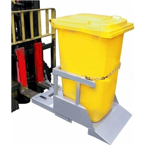 Hot sale Forklift accessories Forklift attachment JXCC-7 Wheelie bin tipper
