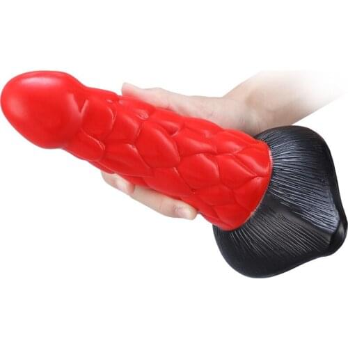 Huge Monster Anal Plug Liquid Silicone Prostata Massage Large Dildo Vaginal Dilator Anus Stimulator With Bump Masturbate Sex Toy