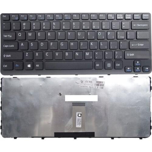 US Black New English laptop keyboard For SONY SVE14 SVE141SVE1412S7C SVE1412S6C SVE14A18ECH E14A18ECS E14A17ECP E14A17ECW