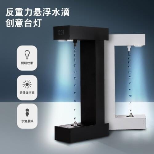 Anti-Gravity Time Hourglass Anti-Gravity Suspended Water Drops Backward Office Decoration