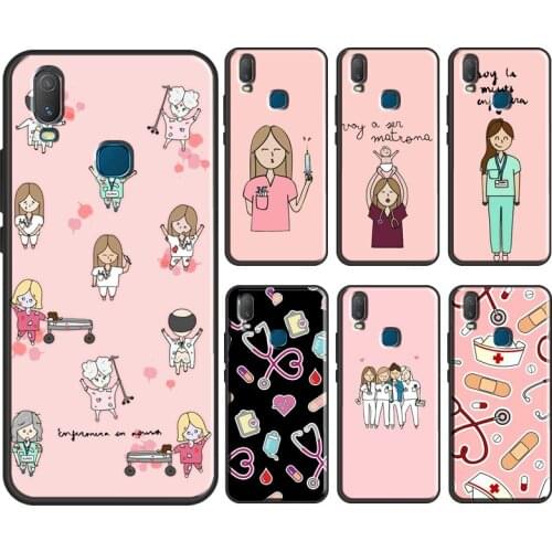 Doctor Nurse Medical Medicine Health Case For Vivo V17 Neo V20 SE Y1S Y12 Y17 Y30 Y50 Y70 S1 Y91C Y20 S Y11 2019 Back Cover