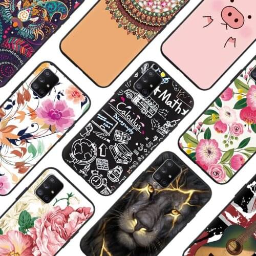 Back Cover Anti-dust Phone Case For Samsung Galaxy A71 5G Soft Case Cute Dirt-resistant Soft TPU